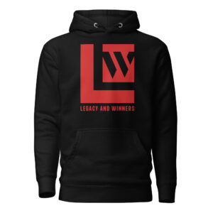 Legacy and Winners Hoodie - Red Logo