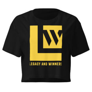 Women's Legacy and Winners Crop Top - Gold Logo