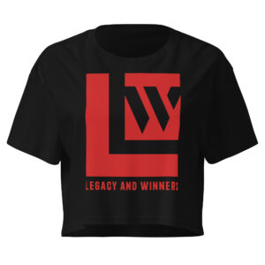Women's Legacy and Winners Crop Top - Red Logo