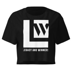 Women's Legacy and Winners Crop Top - White Logo